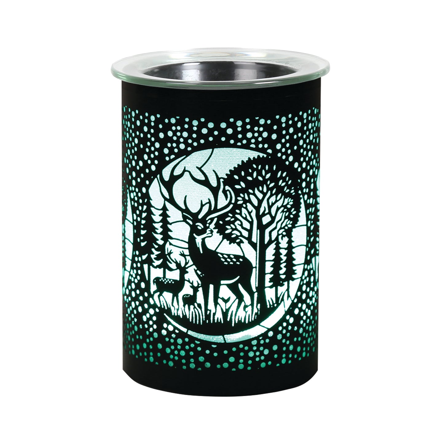 LED Deer/Stag Oil Burner / Wax Melter - Black