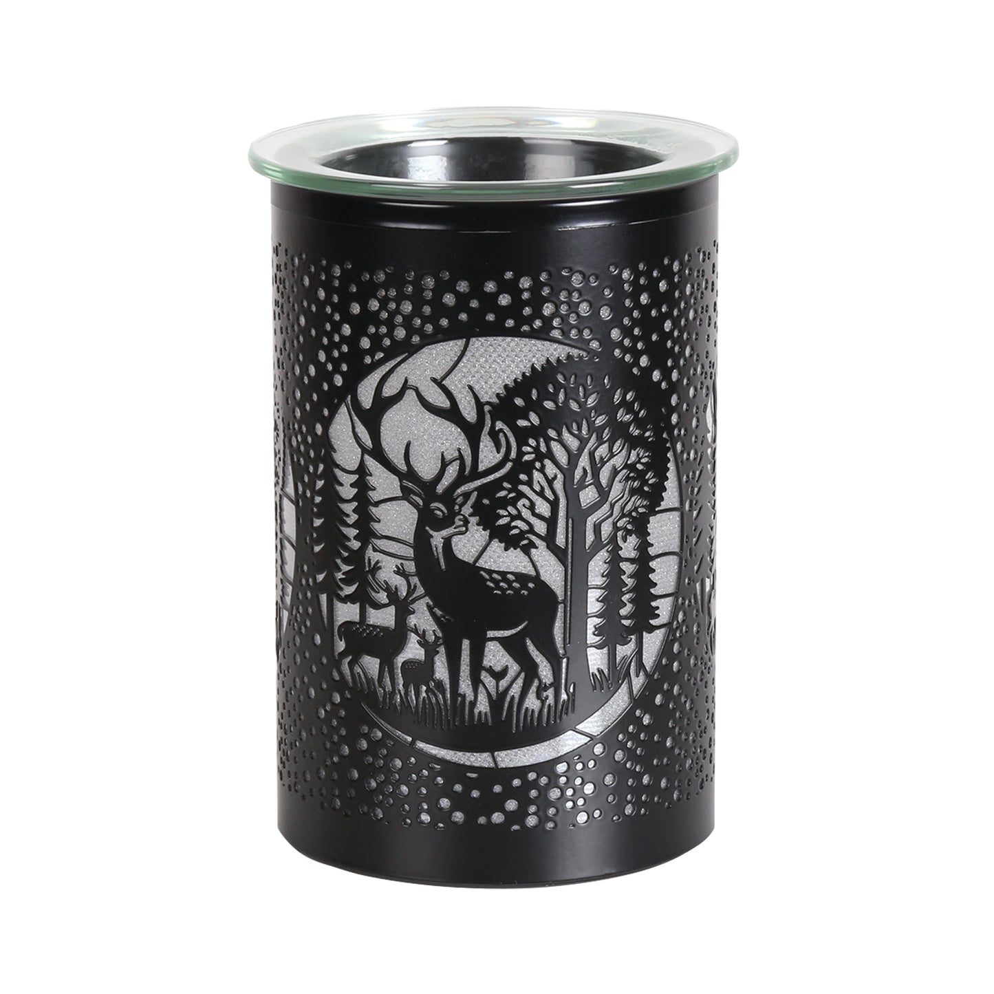 LED Deer/Stag Oil Burner / Wax Melter - Black