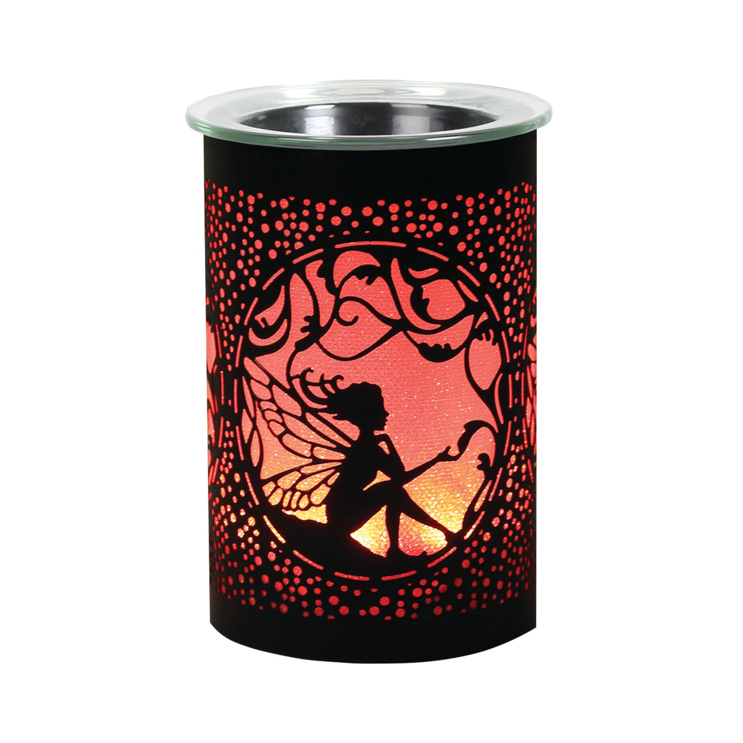 LED Sitting Fairy Oil Burner / Wax Melter - Black