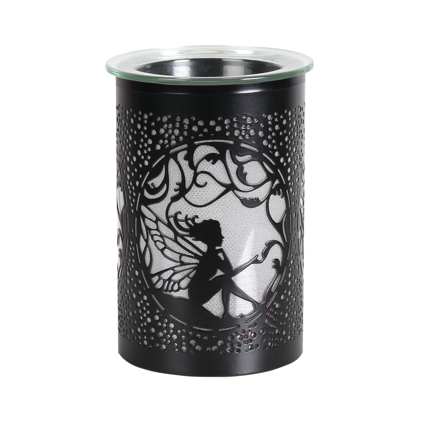 LED Sitting Fairy Oil Burner / Wax Melter - Black