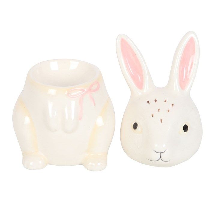 Tall Ceramic Bunny Burner/Wax Melter