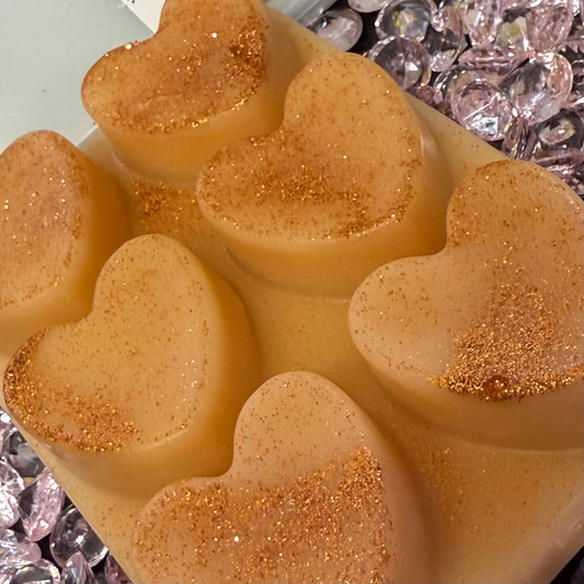 DUBAI COLLECTION - 6 Heart Luxury Wax Melt Slab Clamshells