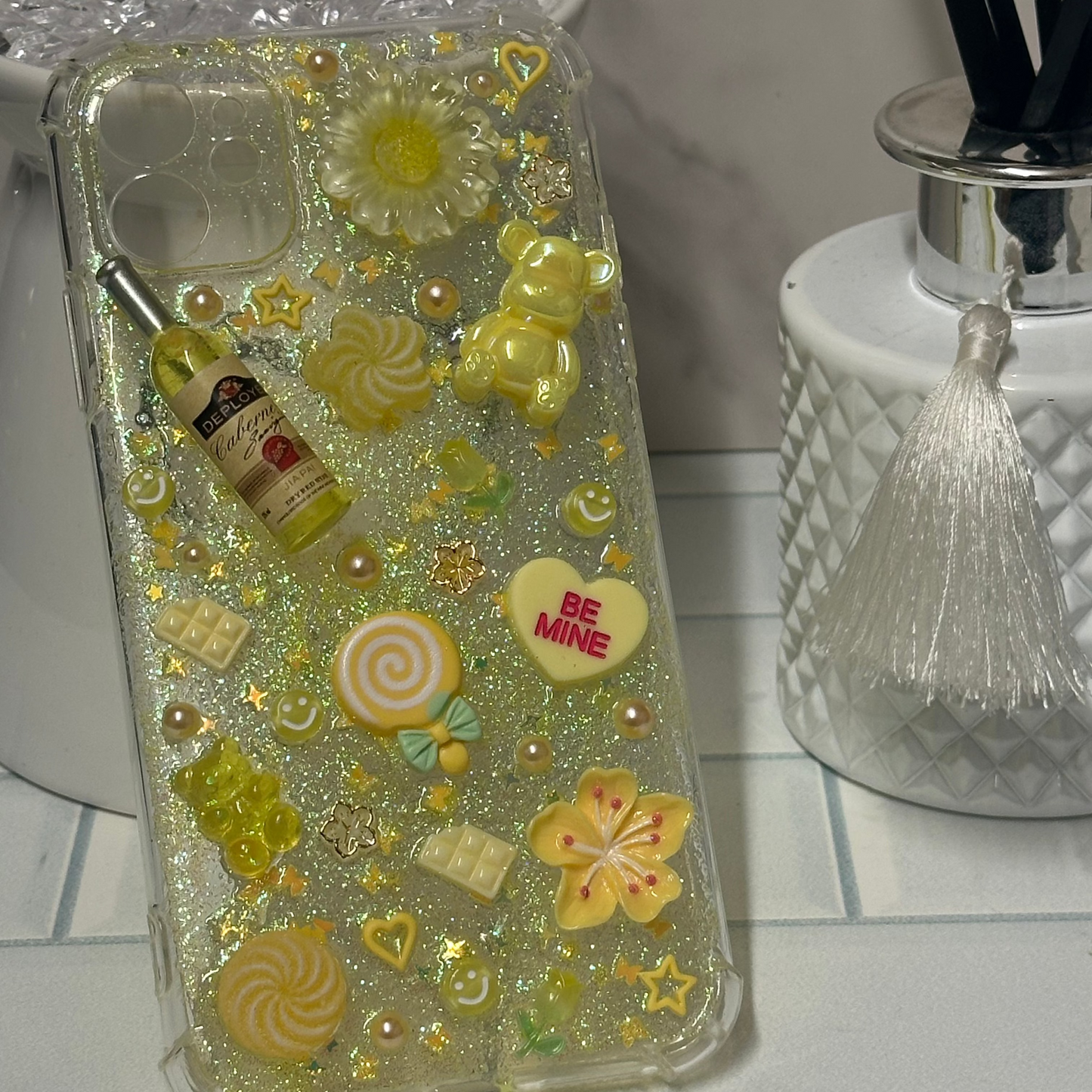 iPhone 11 Customised Case - Yellow Be Mine
