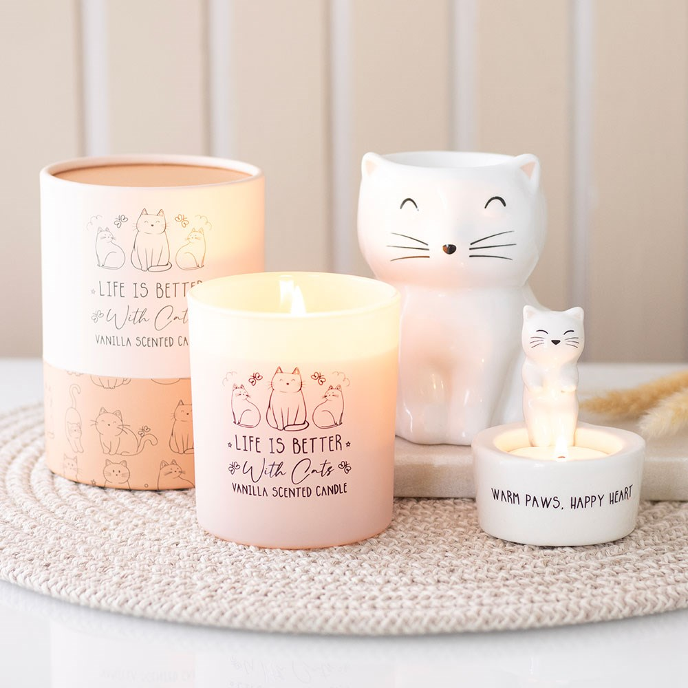 Halloween / Autumn - Happy Cat - Oil Burner / Wax Melter