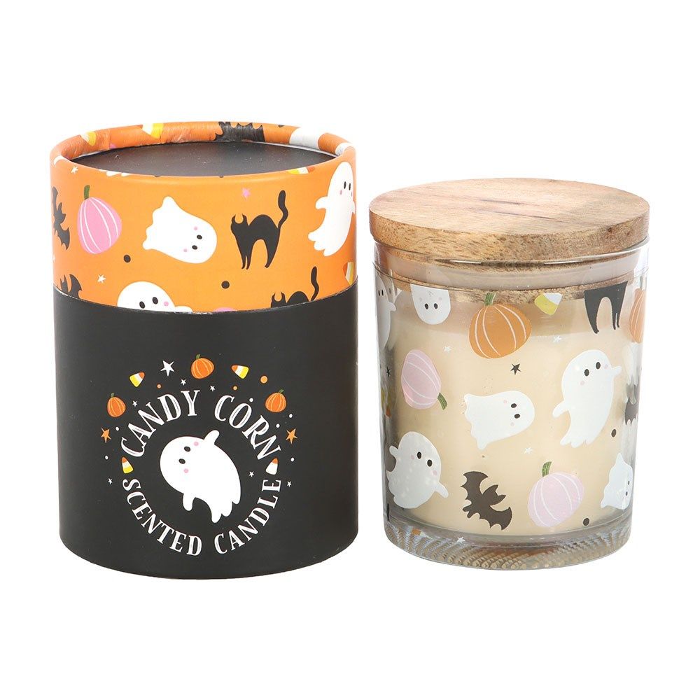 Halloween Sweet and Spooky Candy Corn Candle - Candy Corn - Boxed
