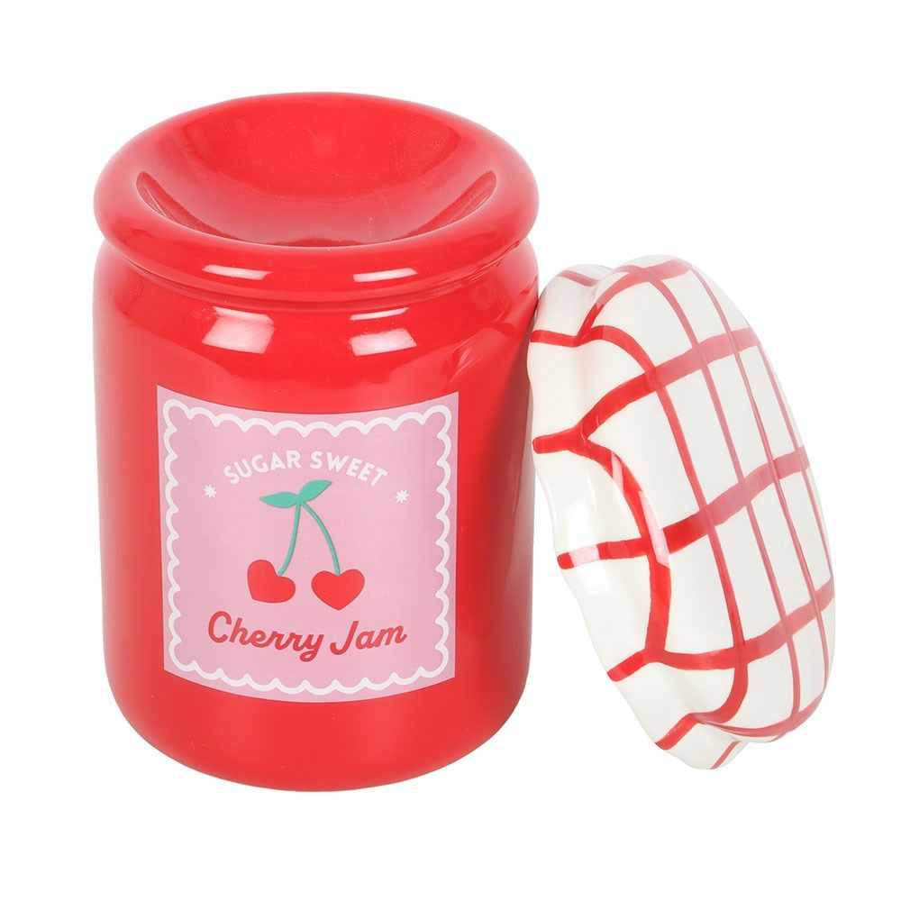Cherry Jam Jar Oil Burner/Wax Melter