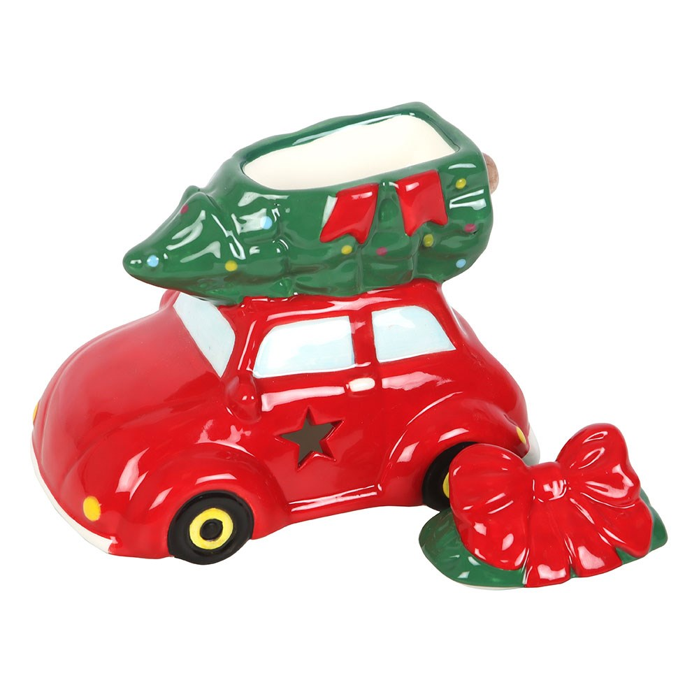 CHRISTMAS - Car with Christmas Tree Oil Burner / Wax Melter