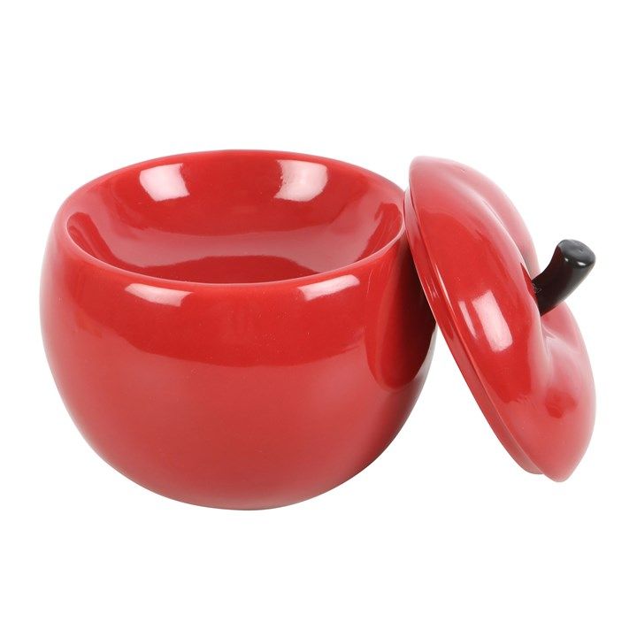 Red Ceramic Apple Burner/Wax Melter