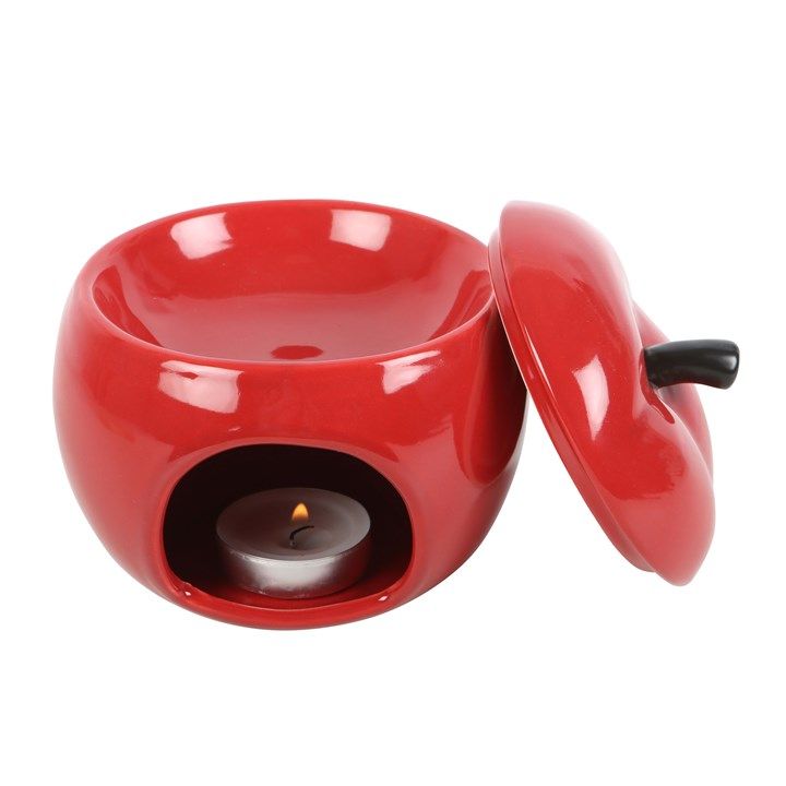 Red Ceramic Apple Burner/Wax Melter