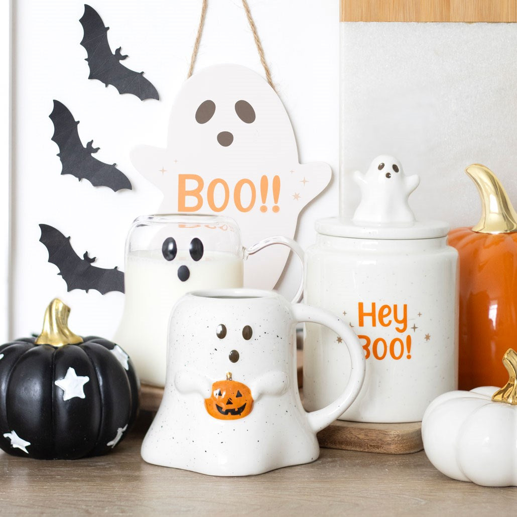 Halloween / Autumn - Hey Boo Storage Jar