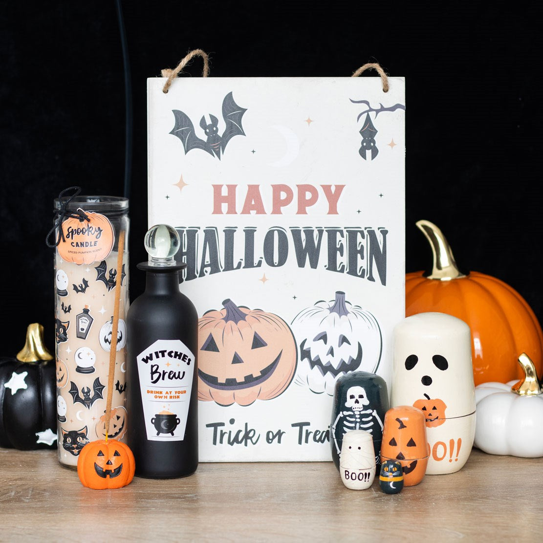 Halloween Spooky Spiced Pumpkin Tube Candle - Spiced Pumpkin