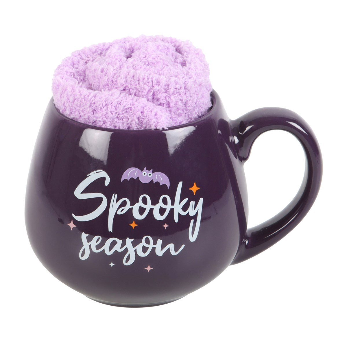 Halloween - Sppoky Season Purple Mug and Socks Set
