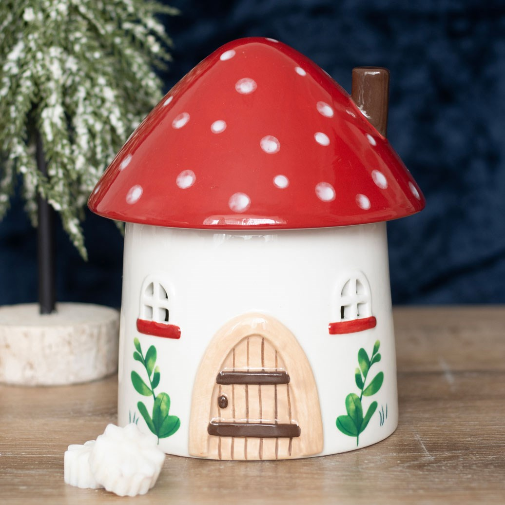 Mushroom House Toadstool Burner/Wax Melter