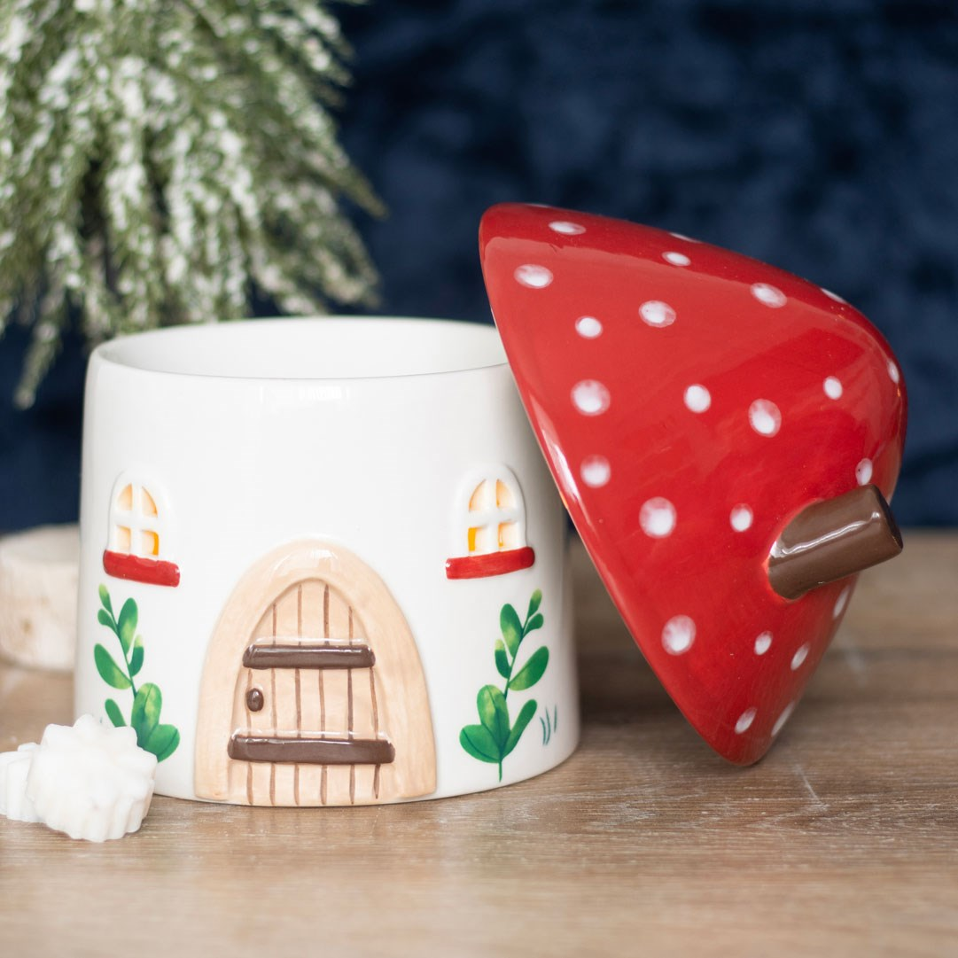 Mushroom House Toadstool Burner/Wax Melter