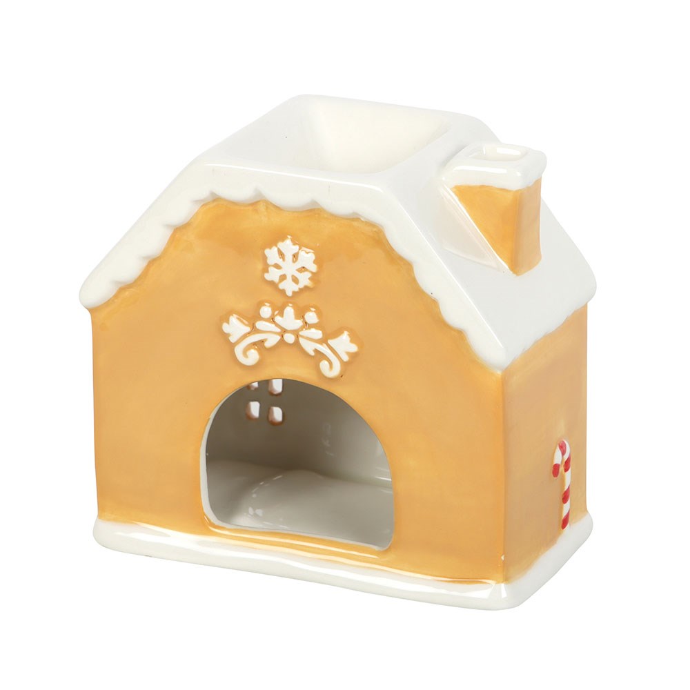 HALLOWEEN - Candy Cane Gingerbread House - Oil Burner / Wax Melter