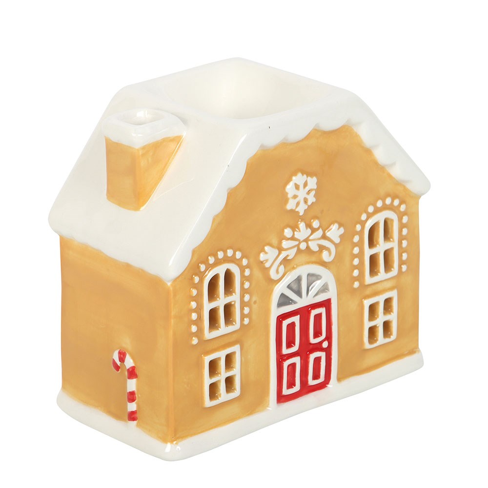 HALLOWEEN - Candy Cane Gingerbread House - Oil Burner / Wax Melter
