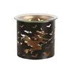 Halloween / Autumn - Black & Gold Silhouette Melter Witch Oil Burner / Wax Melter