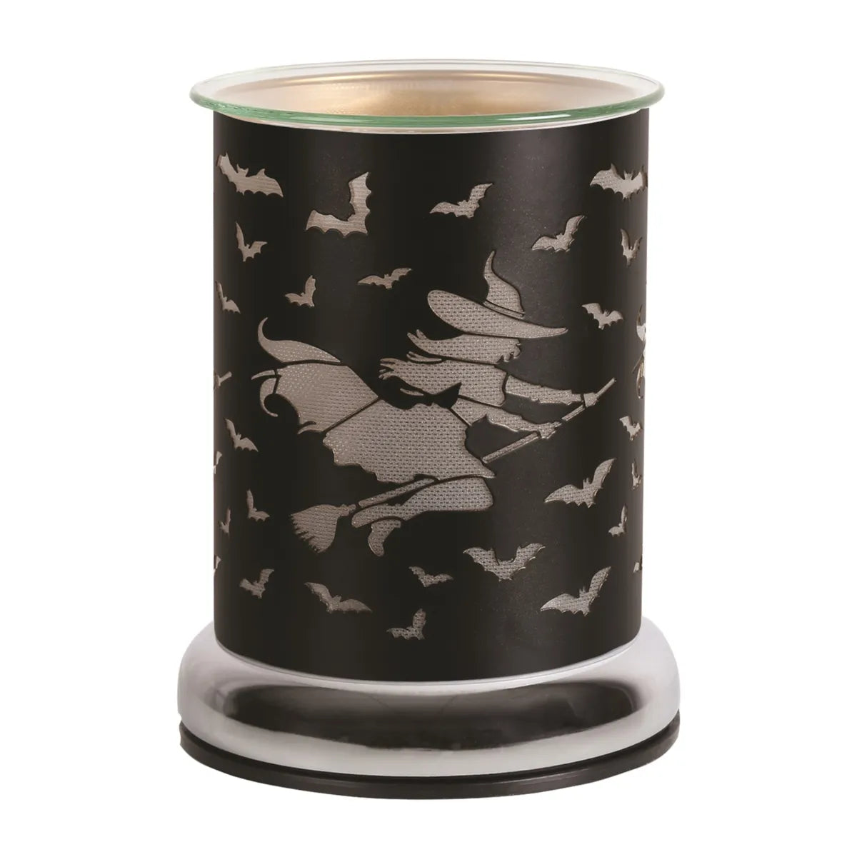 Halloween / Autumn - Electric Wax Melter Touch - Black Silhouette Witch 17cm