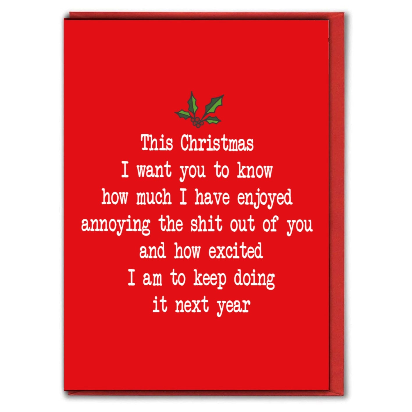 This Christmas I Want You To Know - Christmas Greeting Card