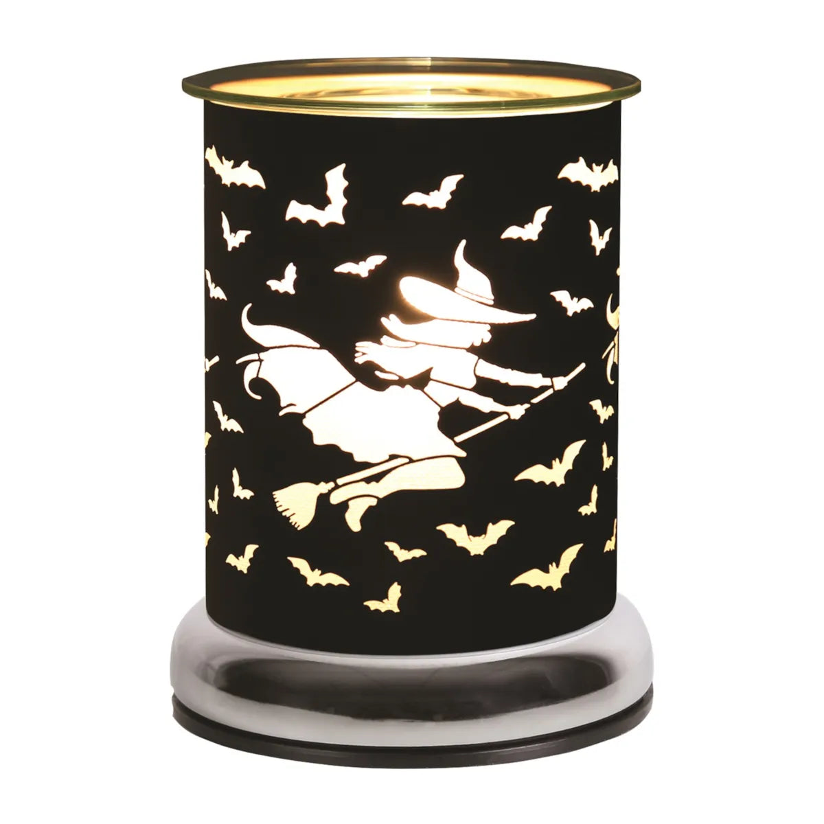 Halloween / Autumn - Electric Wax Melter Touch - Black Silhouette Witch 17cm
