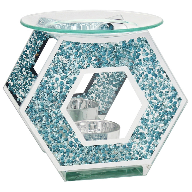 Wax Melter - Hex Teal Glitter