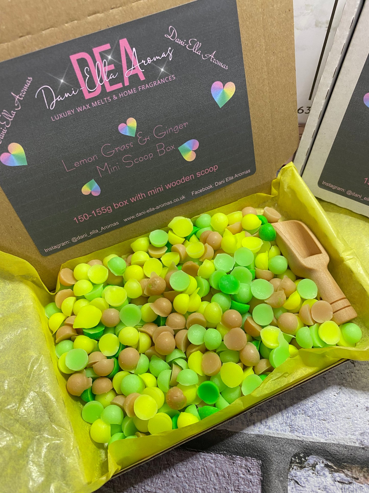 Mini Scoop Boxes - Lemongrass & Ginger