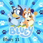 20 oz Skinny Tumbler - Bluey