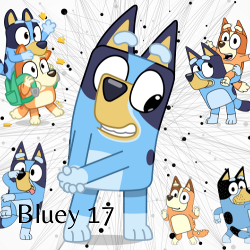 20 oz Skinny Tumbler - Bluey