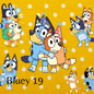 20 oz Skinny Tumbler - Bluey