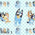 20 oz Skinny Tumbler - Bluey