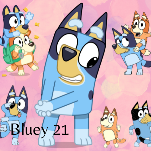 20 oz Skinny Tumbler - Bluey