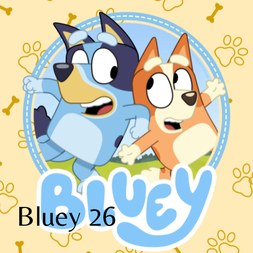 20 oz Skinny Tumbler - Bluey
