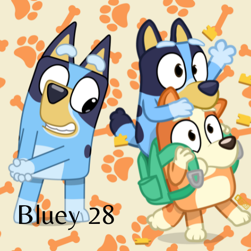 20 oz Skinny Tumbler - Bluey