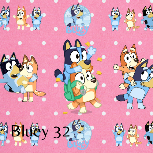 20 oz Skinny Tumbler - Bluey