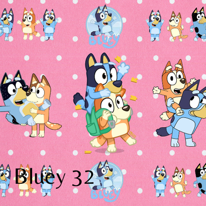 20 oz Skinny Tumbler - Bluey