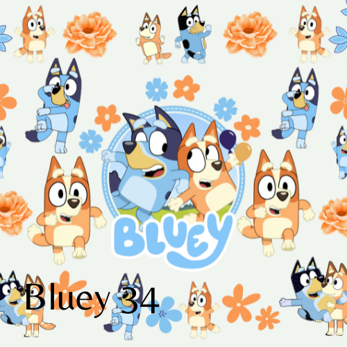 20 oz Skinny Tumbler - Bluey
