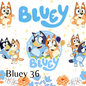 20 oz Skinny Tumbler - Bluey