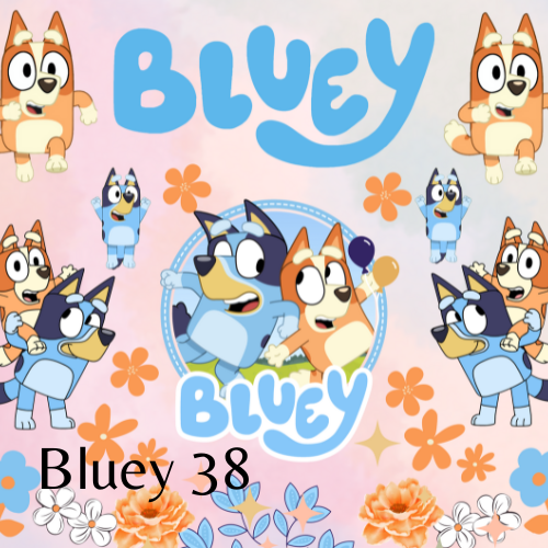 20 oz Skinny Tumbler - Bluey