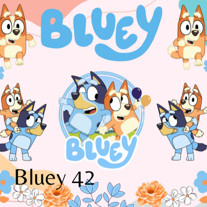 20 oz Skinny Tumbler - Bluey