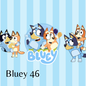 20 oz Skinny Tumbler - Bluey