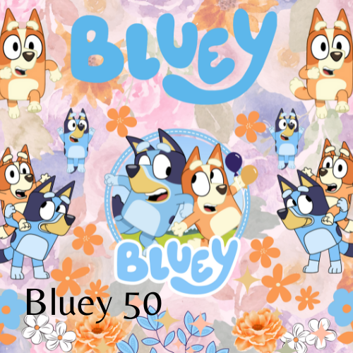 20 oz Skinny Tumbler - Bluey