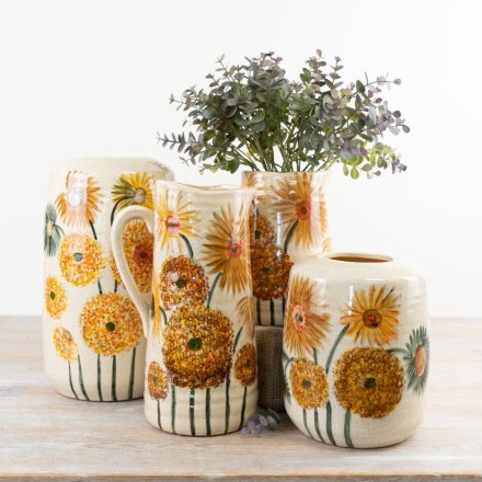 Sunflower Jug Vase