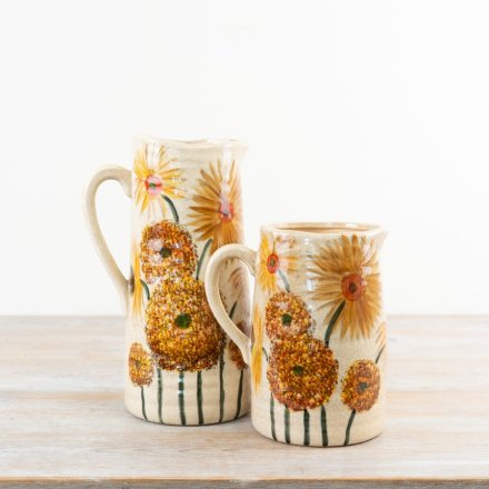Sunflower Jug Vase