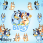 20 oz Skinny Tumbler - Bluey