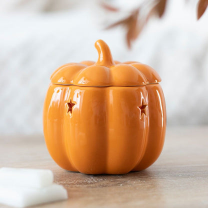 Halloween / Autumn - Orange Ceramic Pumpkin Wax Melter