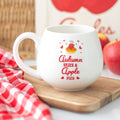 Autumn Skies & Apple Pies Round Ceramic Mug