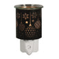 CHRISTMAS - Bauble Light Up PLUG IN Electric Oil Burner - Black