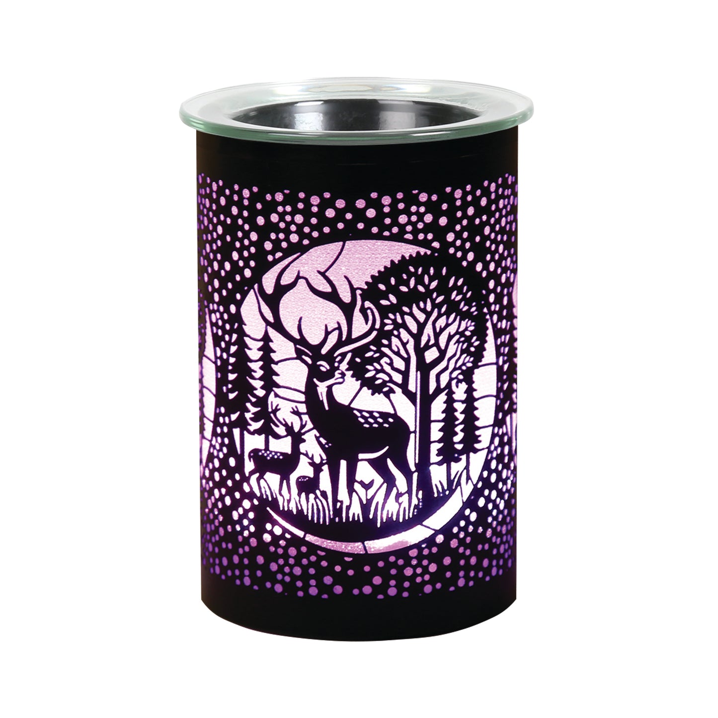 LED Deer/Stag Oil Burner / Wax Melter - Black