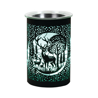LED Deer/Stag Oil Burner / Wax Melter - Black