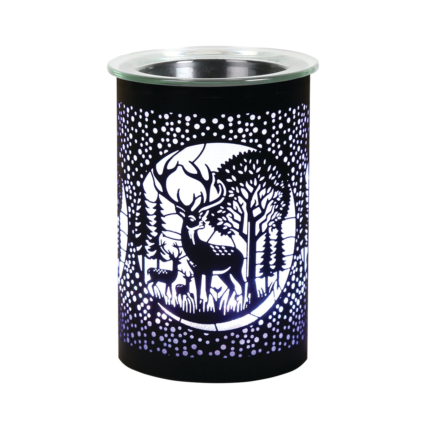 LED Deer/Stag Oil Burner / Wax Melter - Black